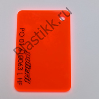 Оргстекло красное флуоресцентное Irpen 610063 L HF 2050х3050 мм