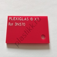 Оргстекло красное светорассеивающее Plexiglas XT 3N570 2030х3050 мм