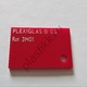 Оргстекло красное светорассеивающее литье Plexiglas GS 3H01  2030х3050 мм