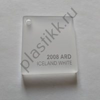 Оргстекло двойной сатин белое ARD 2008 2030х3050 мм