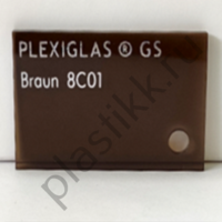 Оргстекло прозрачное коричневое литье Plexiglas GS 8С01 2030х3050 мм